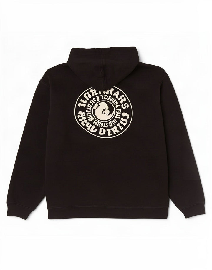 Hurley Mens Graphic Hoodie Jumper Small Black