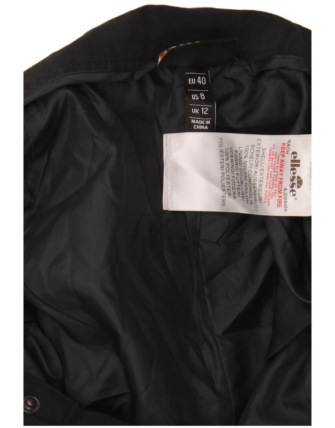 Ellesse Womens Cargo Trousers UK 12 Medium W30 L30 Navy Blue Colourblock