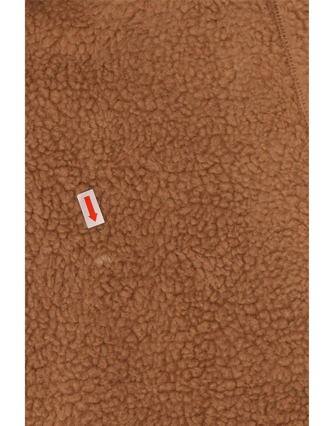 Vintage Mens Fleece Reversible Gilet UK 38 Medium Beige Polyester