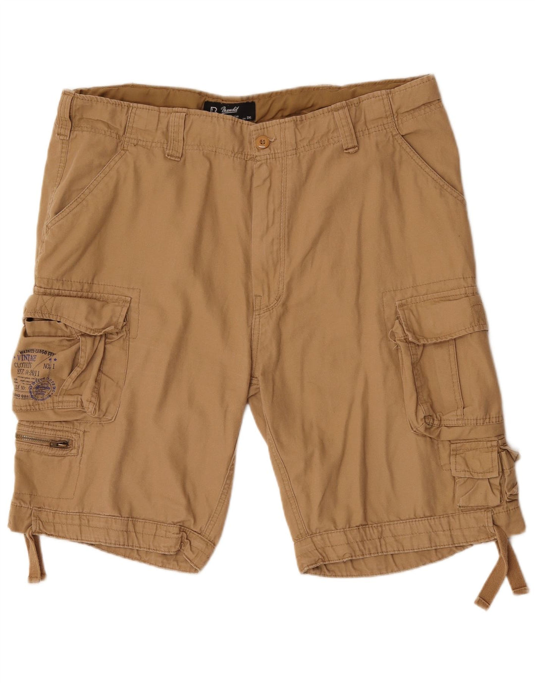 Brandit Mens Cargo Shorts 3XL W42  Beige Cotton