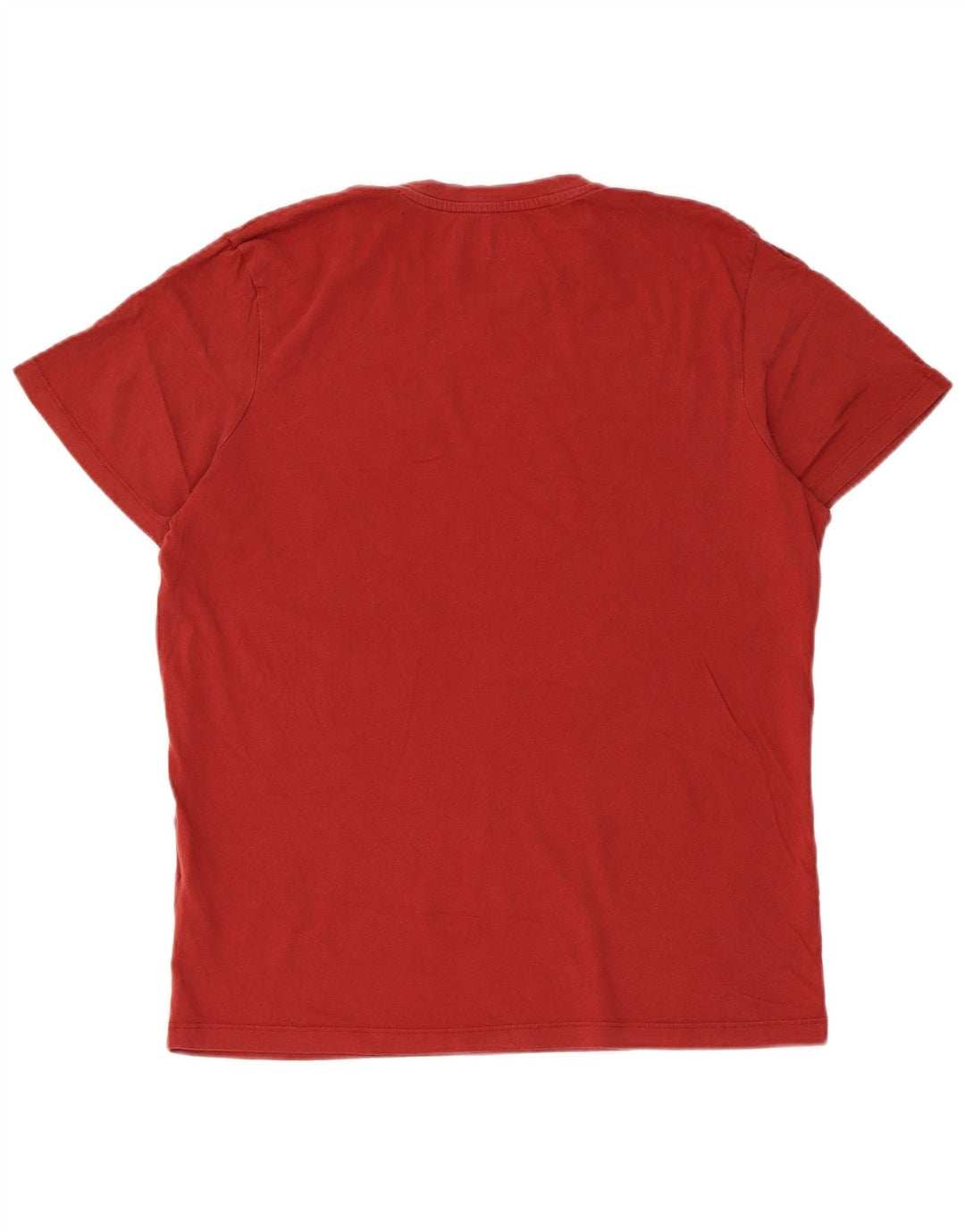 JACK & JONES Mens Regular Fit Graphic T-Shirt Top Medium Red Cotton
