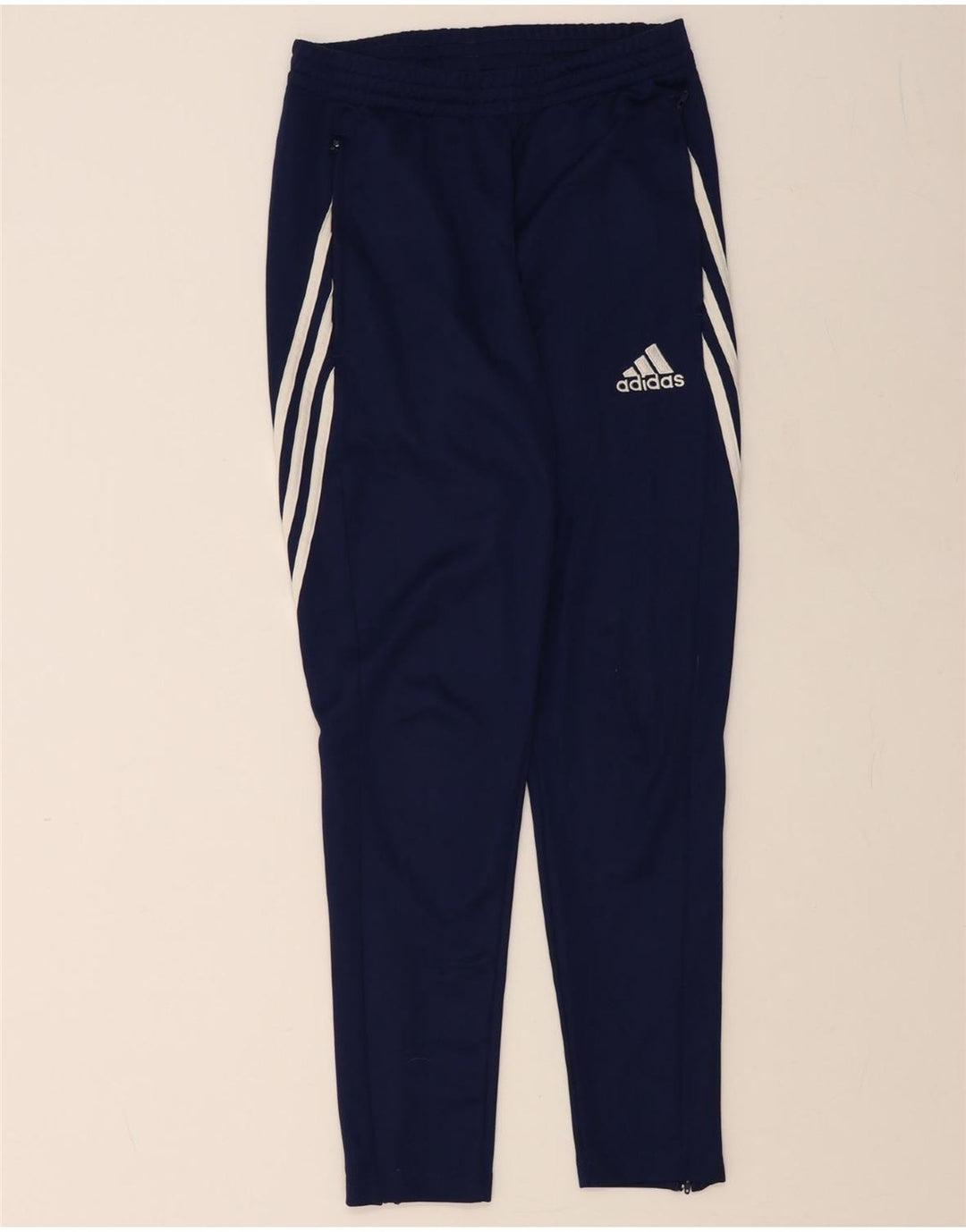 ADIDAS Mens Climalite Tracksuit Trousers Small  Navy Blue Polyester Vintage Adidas and Second-Hand Adidas from Messina Hembry 