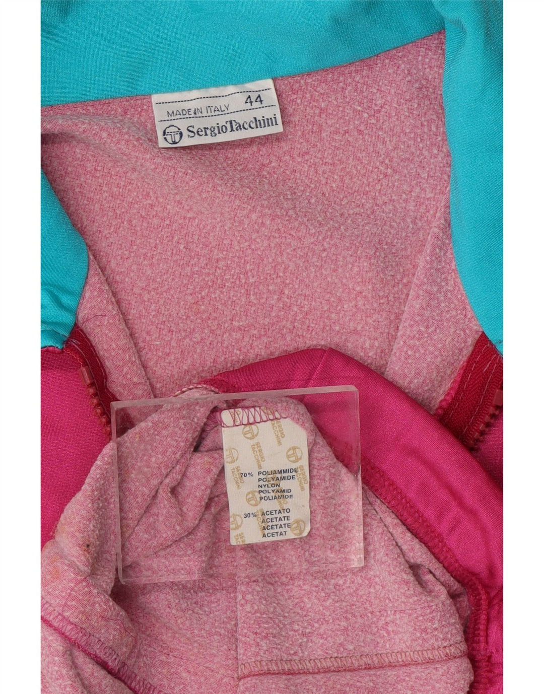 SERGIO TACCHINI Womens Full Tracksuit IT 44 Medium  Pink Colourblock