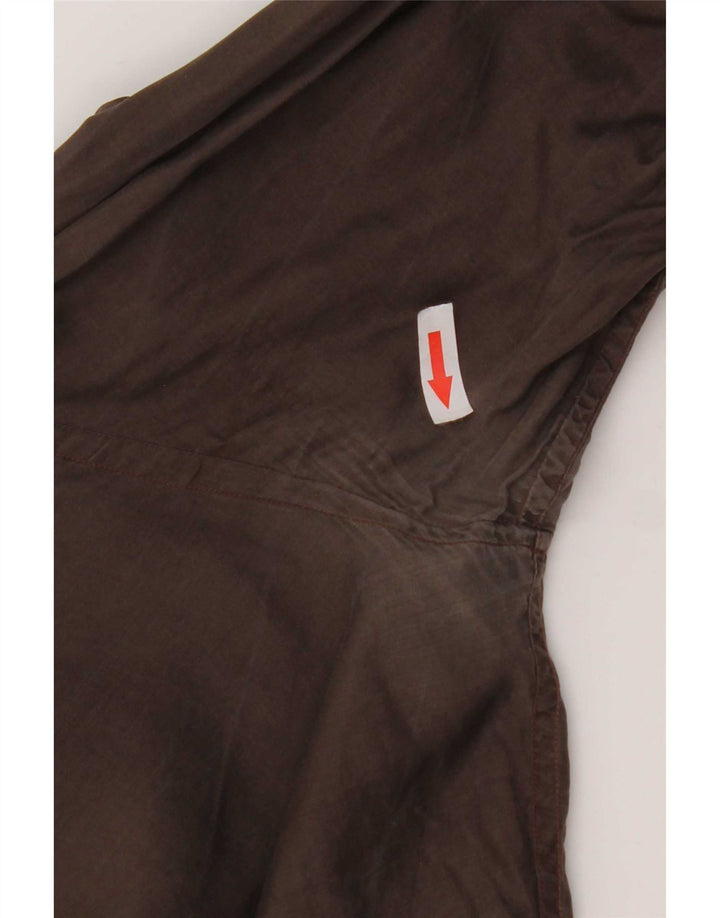 Vintage Mens Shirt Size 39 15 1/2 Medium Brown