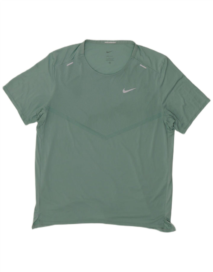 Nike Mens Dri Fit T-Shirt Top Large Green
