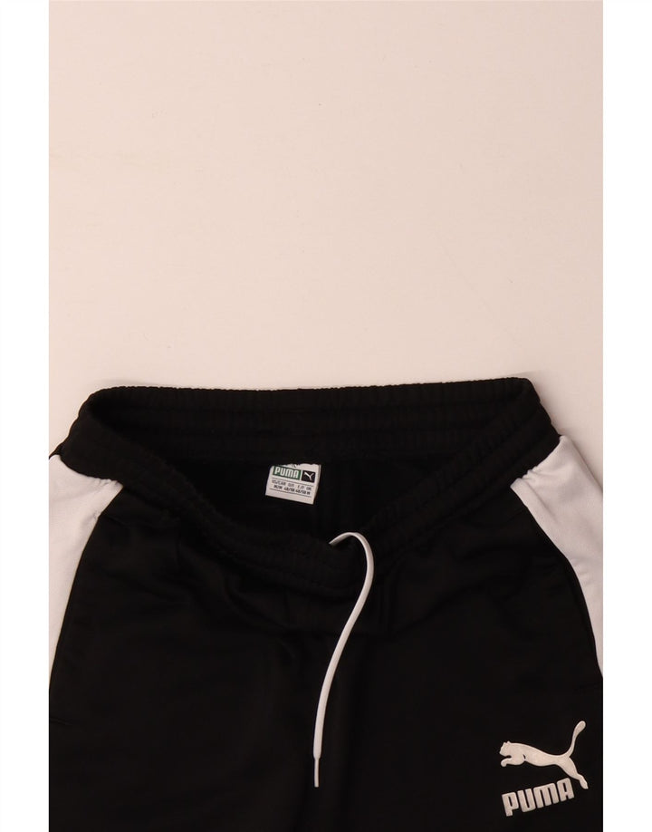 PUMA Mens Sport Shorts Medium Black Colourblock Polyester
