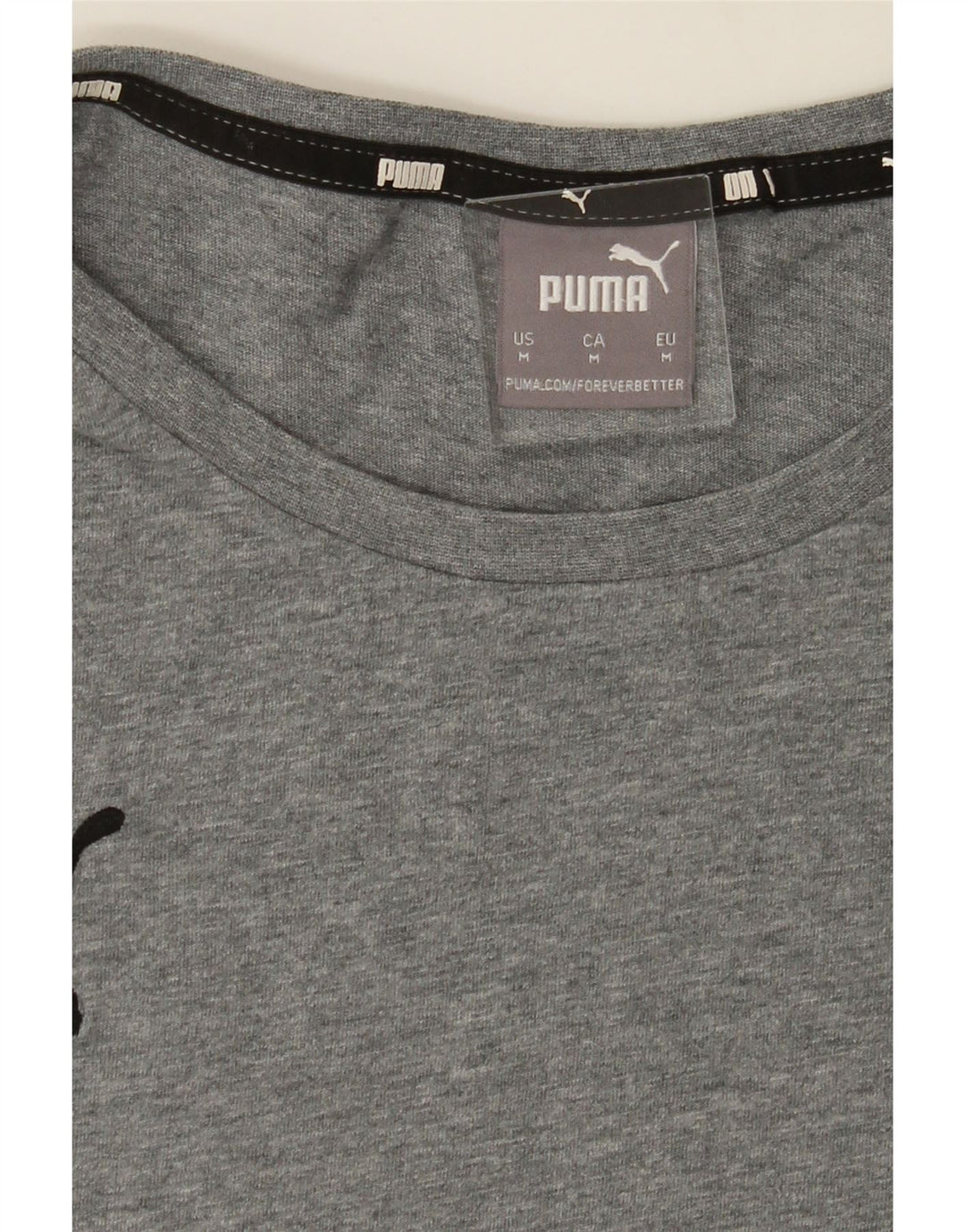 PUMA Mens T-Shirt Top Medium Grey Vintage Puma and Second-Hand Puma from Messina Hembry 