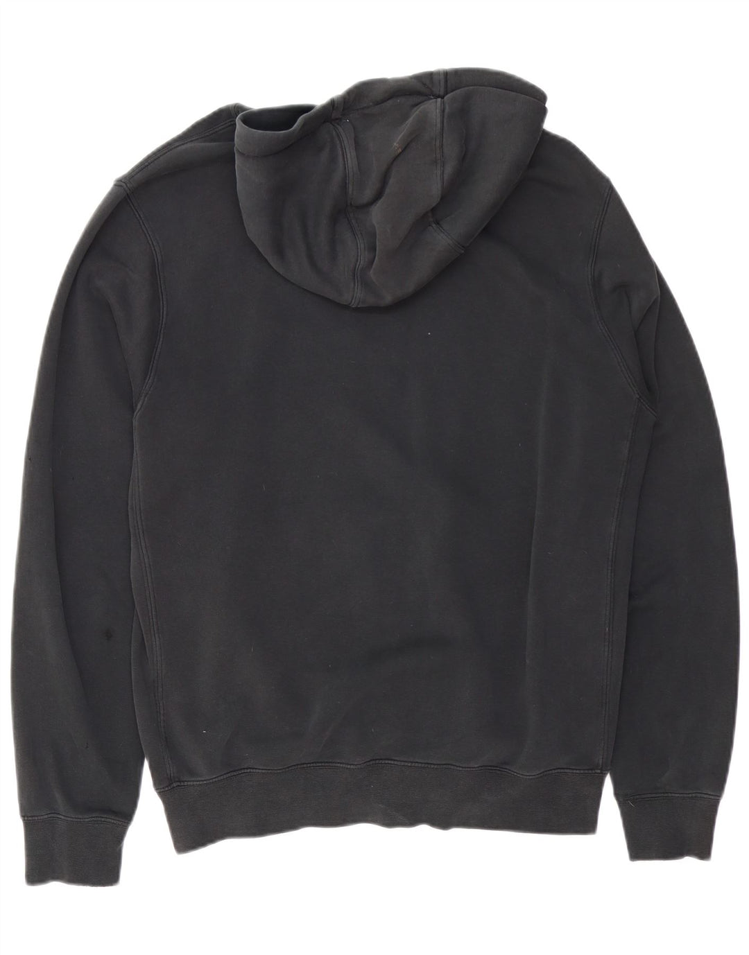 Nike Mens Tall Hoodie Jumper Medium Black Cotton