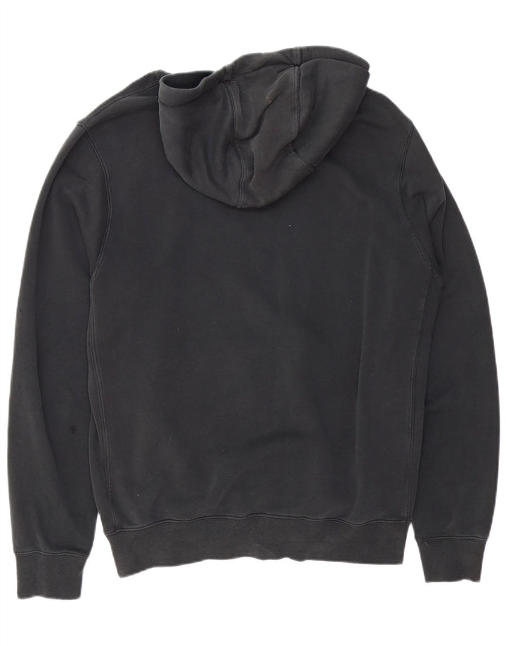 Nike Mens Tall Hoodie Jumper Medium Black Cotton