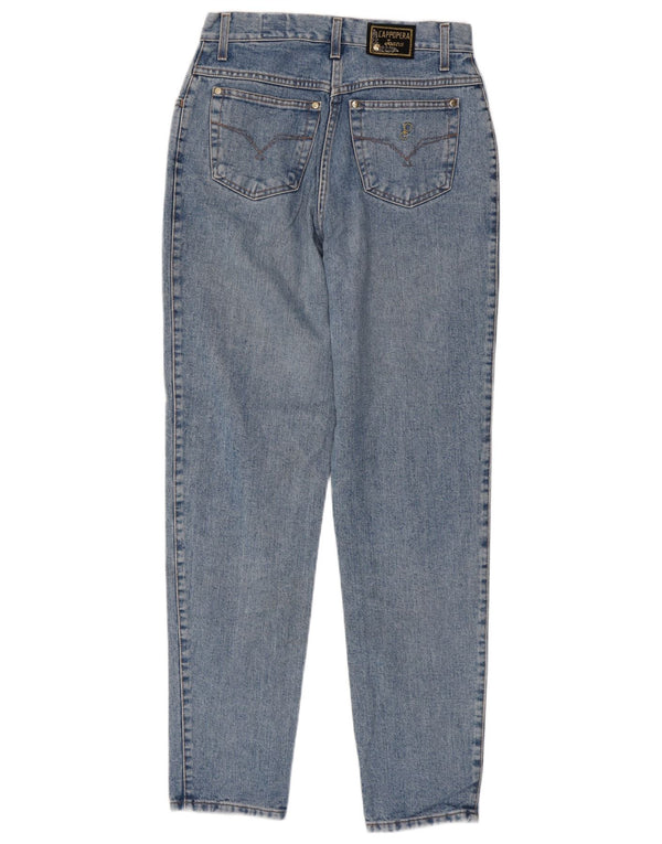 Cappopera Womens High Rise Tapered Jeans IT 46 Large W30 L31 Blue Cotton