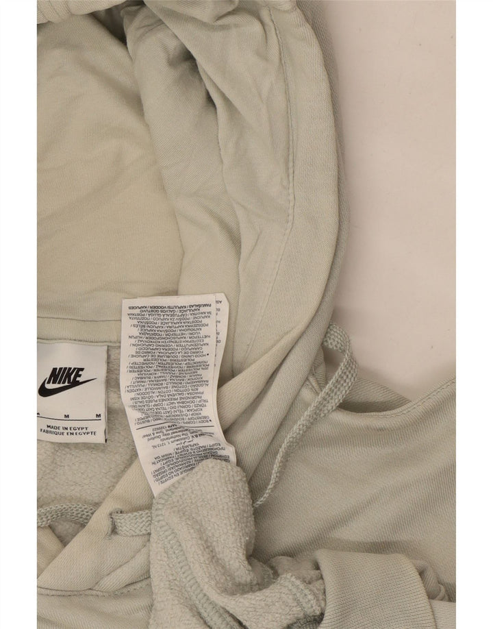 Nike Mens Hoodie Jumper Medium Green Cotton
