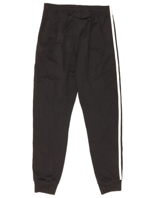 Adidas Boys Tracksuit Trousers Joggers 11-12 Years  Black Polyester