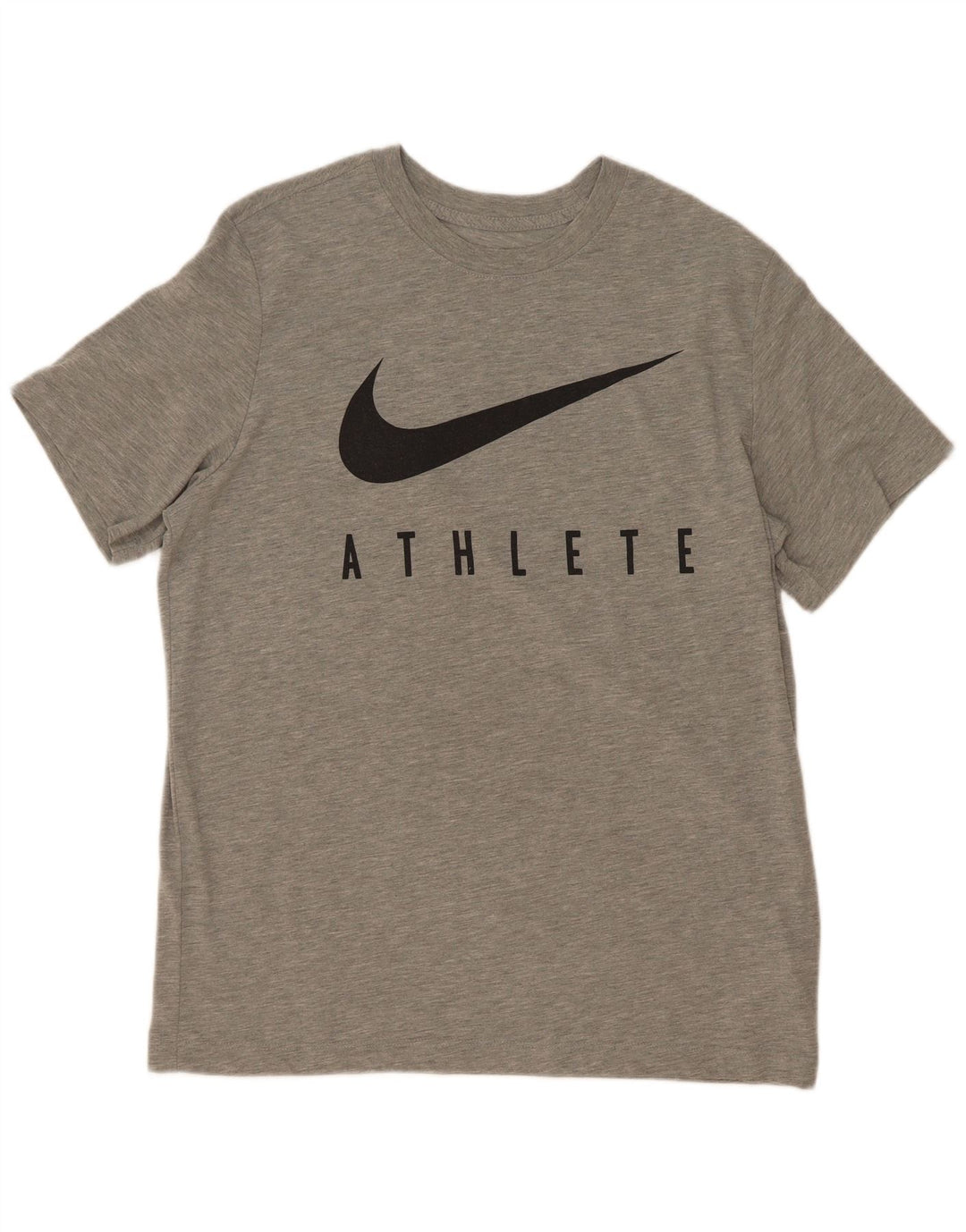 Nike Mens Dri Fit Graphic T-Shirt Top Large Grey Polyester