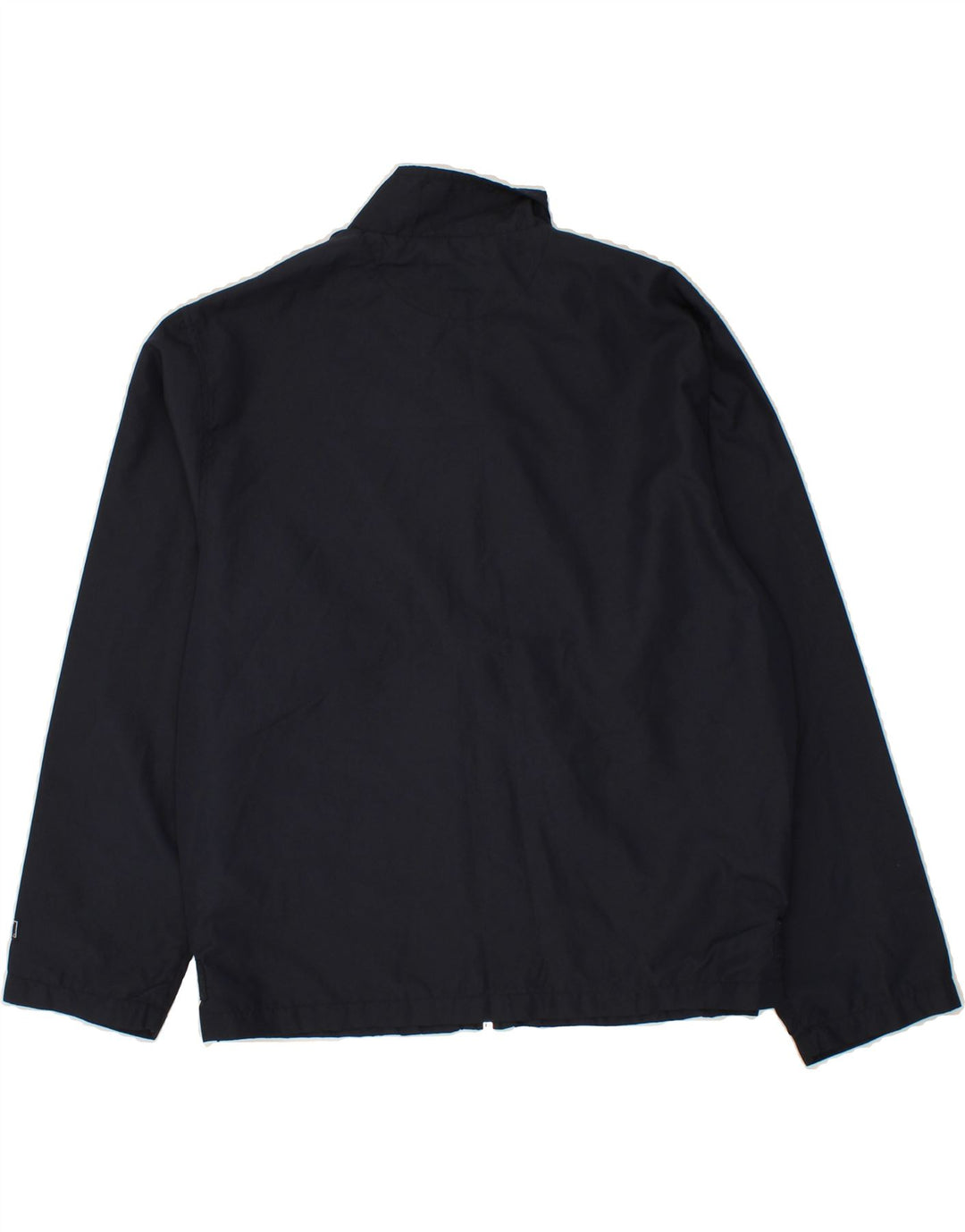 REEBOK Womens Bomber Jacket UK 16  Large Navy Blue Polyester Vintage Reebok and Second-Hand Reebok from Messina Hembry 
