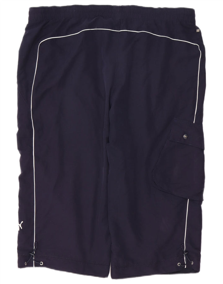 PUMA Mens Bermuda Sport Shorts XL Navy Blue