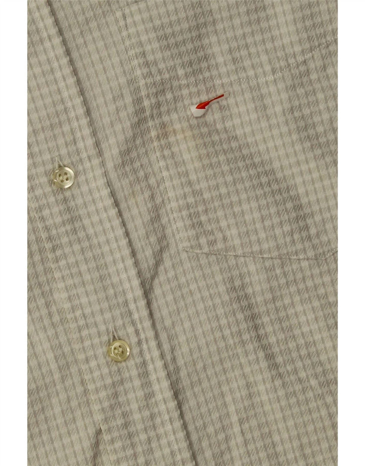 ENRICO COVERI Mens Shirt Size 16 41 Large Grey Check Vintage Enrico Coveri and Second-Hand Enrico Coveri from Messina Hembry 