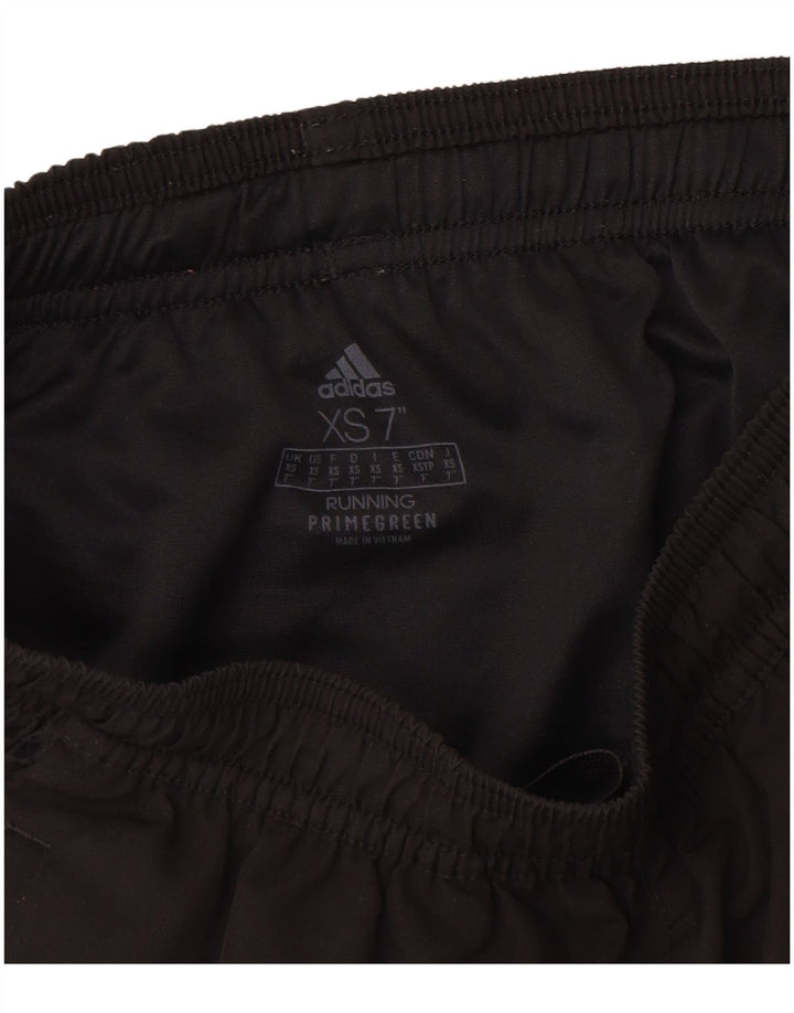 ADIDAS Boys Sport Shorts 6-7 Years XS Black Polyester