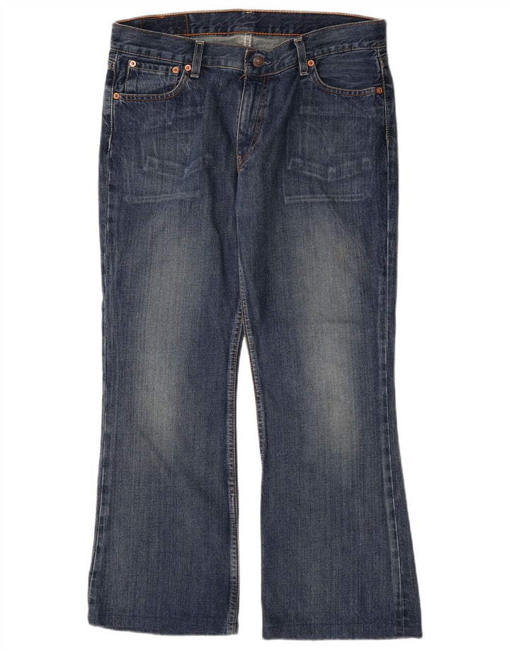 Levi's Womens 529 Flared Jeans W32 L27 Blue Cotton