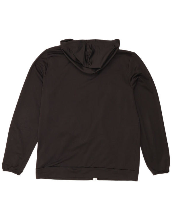 Puma Mens Zip Hoodie Sweater Large Black Polyester