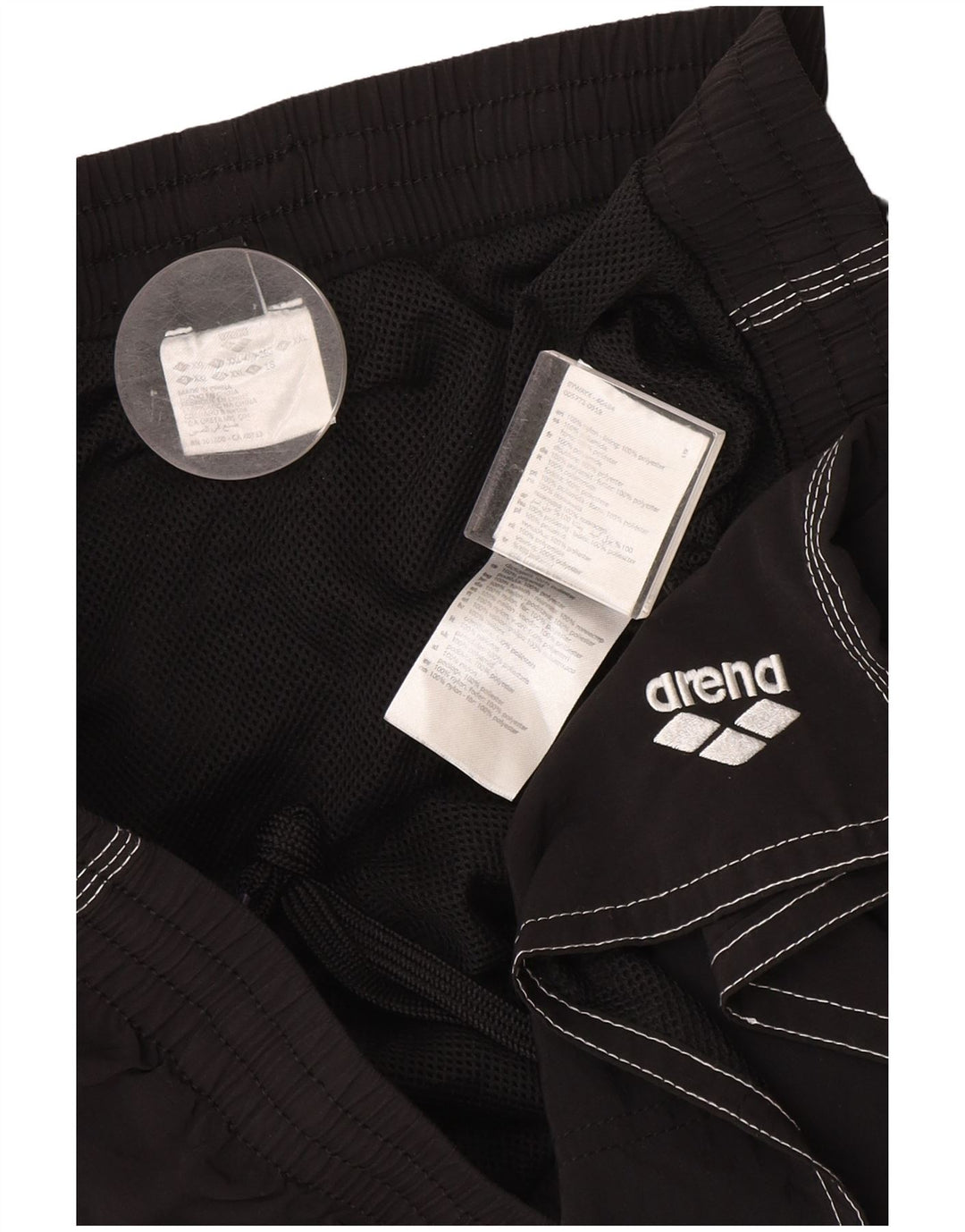 ARENA Mens Sport Shorts 2XL Black Polyester