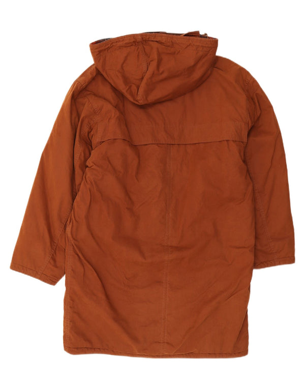 Chateu Beau Cedre Mens Hooded Duffle Coat IT 48 Medium Brown