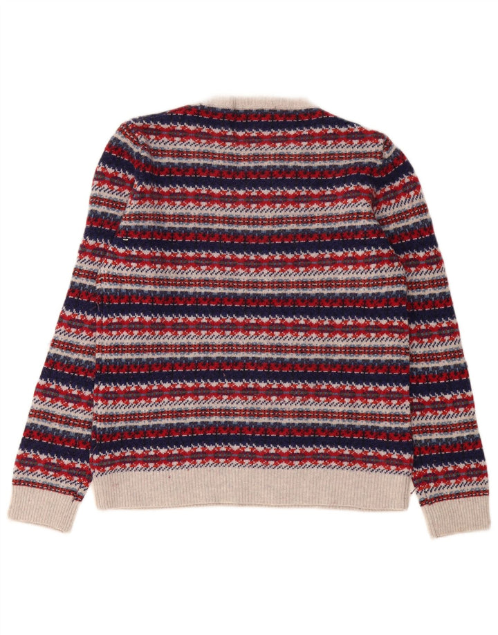 Barbour Womens Crew Neck Jumper Sweater UK 12 Medium Multicoloured