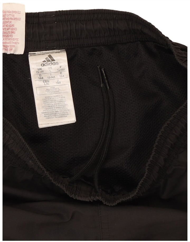 Adidas Boys Sport Shorts 13-14 Years  Black Polyester