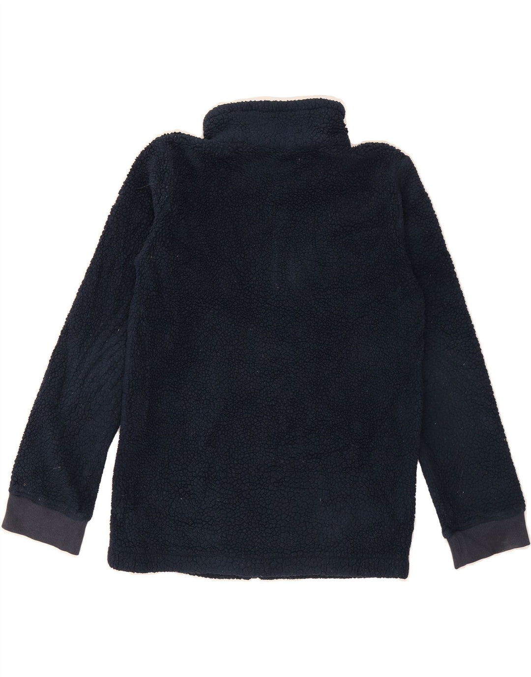 COLUMBIA Boys Fleece Jacket 14-15 Years Large  Navy Blue Polyester Vintage Columbia and Second-Hand Columbia from Messina Hembry 
