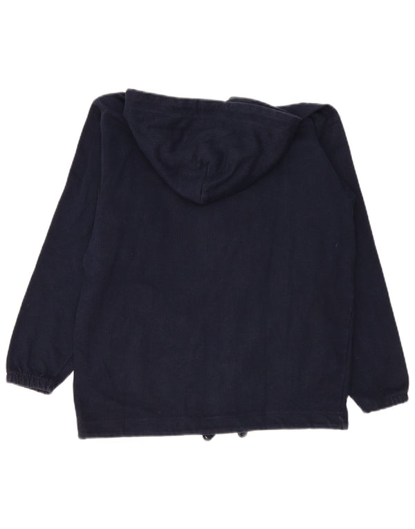 CHAMPION Boys Zip Hoodie Sweater 11-12 Years Navy Blue Cotton