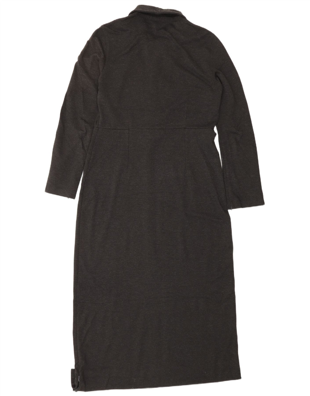 EDDIE BAUER Womens Oversized Long Sleeve Maxi Dress UK 10 Small Grey