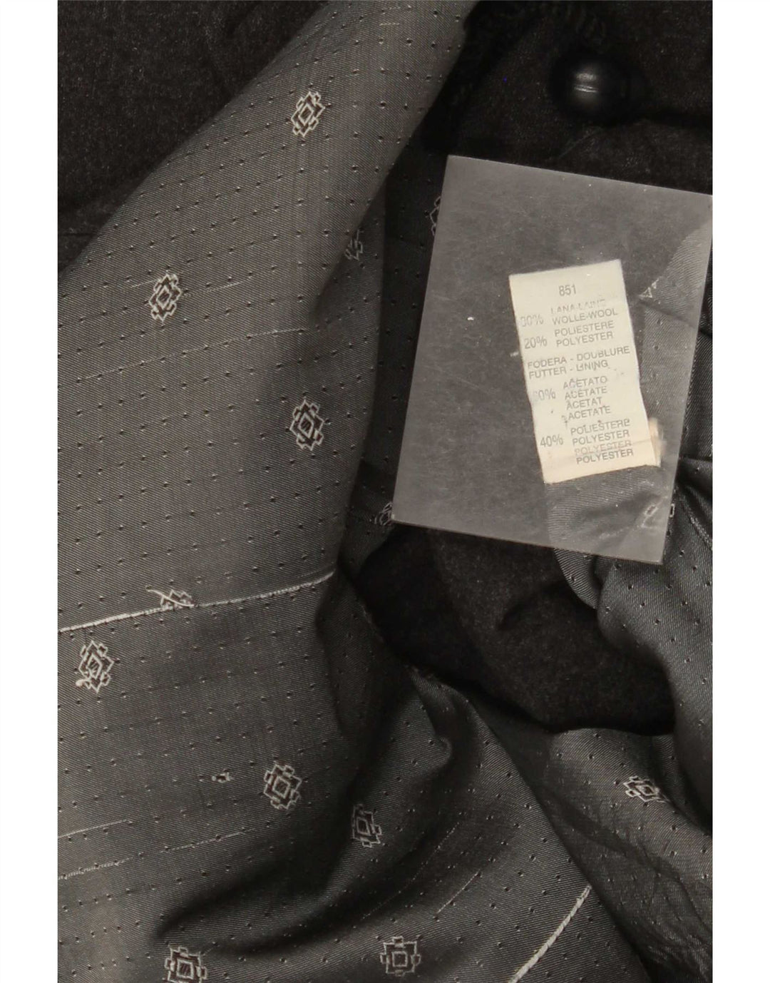 Penny Black Womens 3 Button Blazer Jacket IT 42 Medium Grey Wool