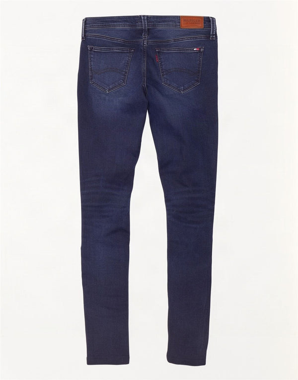 Tommy Hilfiger Womens Low Waist Skinny Jeans W28 L34 Navy Blue