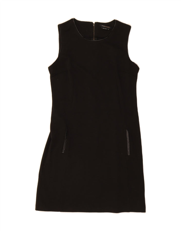 BCBGMAXAZRIA Womens Sleeveless Sheath Dress UK 14 Medium Black Polyester Vintage BCBGMAXAZRIA and Second-Hand BCBGMAXAZRIA from Messina Hembry 