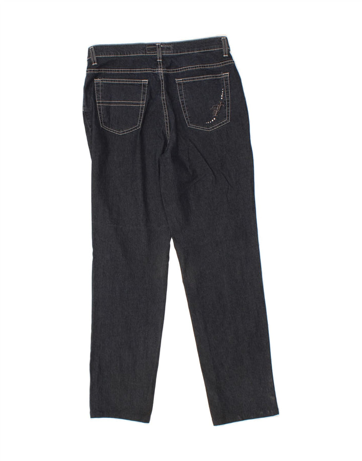 TRUSSARDI Womens Slim Jeans W31 L29 Navy Blue Vintage Trussardi and Second-Hand Trussardi from Messina Hembry 