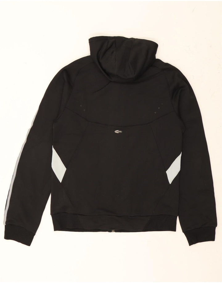 ADIDAS Mens Climacool Zip Hoodie Sweater Medium Black Colourblock Vintage Adidas and Second-Hand Adidas from Messina Hembry 