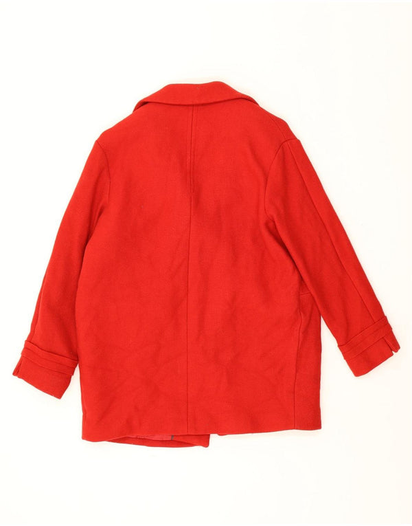 Zara Girls Overcoat 13-14 Years Red Acetate
