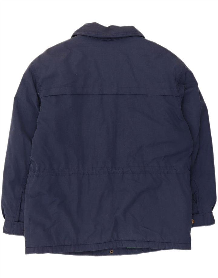 FILA Mens Windbreaker Jacket IT 50 Large Navy Blue Polyester Vintage Fila and Second-Hand Fila from Messina Hembry 