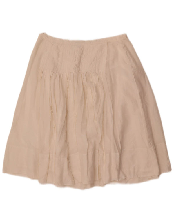 Ralph Lauren Womens A-Line Skirt US 10 Large W30 White Cotton