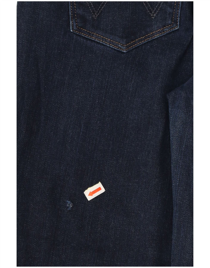 WRANGLER Womens Drew Slim Jeans W28 L27  Navy Blue
