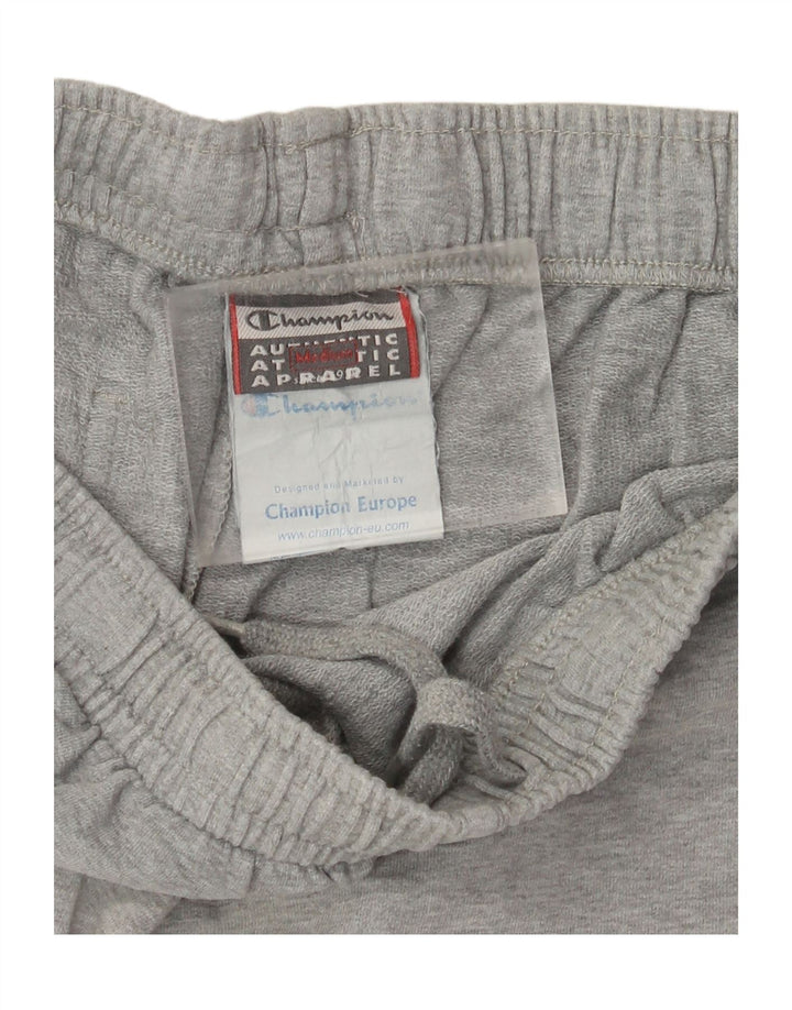 Champion Womens Tracksuit Trousers Joggers UK 12 Medium Grey Flecked Cotton