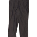 Marks & Spencer Mens Straight Chino Trousers W36 L30 Grey Polyester