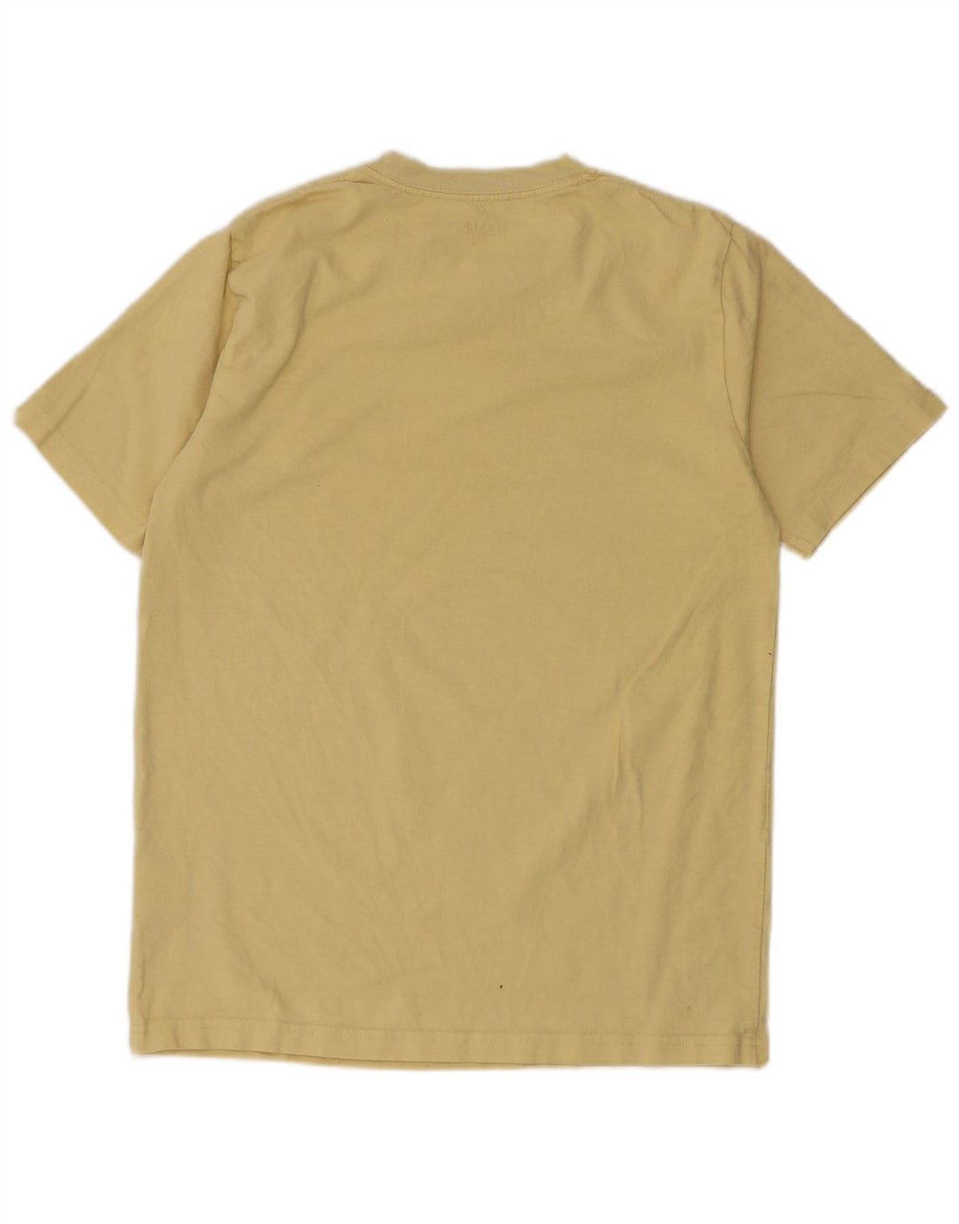 Carhartt Mens T-Shirt Top Small Yellow Cotton