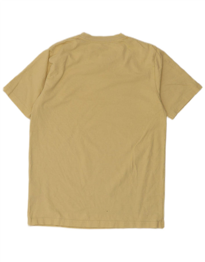 Carhartt Mens T-Shirt Top Small Yellow Cotton
