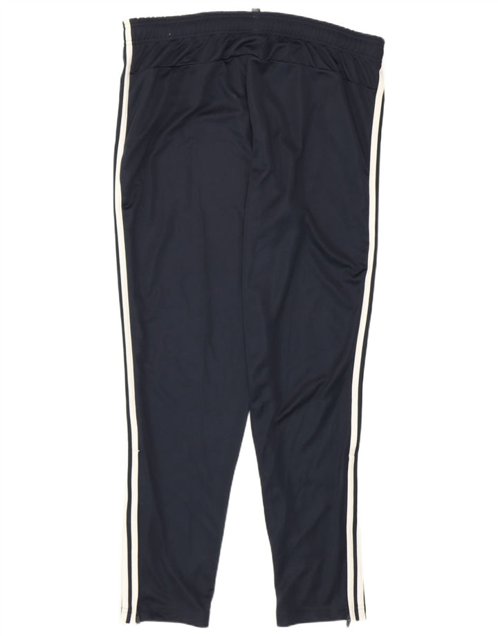 ADIDAS Mens Tracksuit Trousers XL Navy Blue Polyester