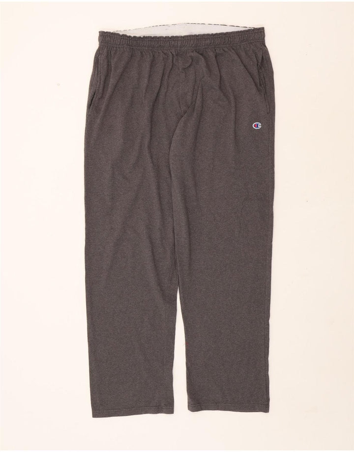 CHAMPION Mens Tracksuit Trousers 2XL  Grey Cotton Vintage Champion and Second-Hand Champion from Messina Hembry 