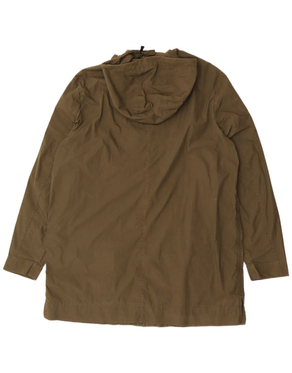 Tommy Hilfiger Mens Hooded Parka Jacket UK 42 XL Khaki Cotton