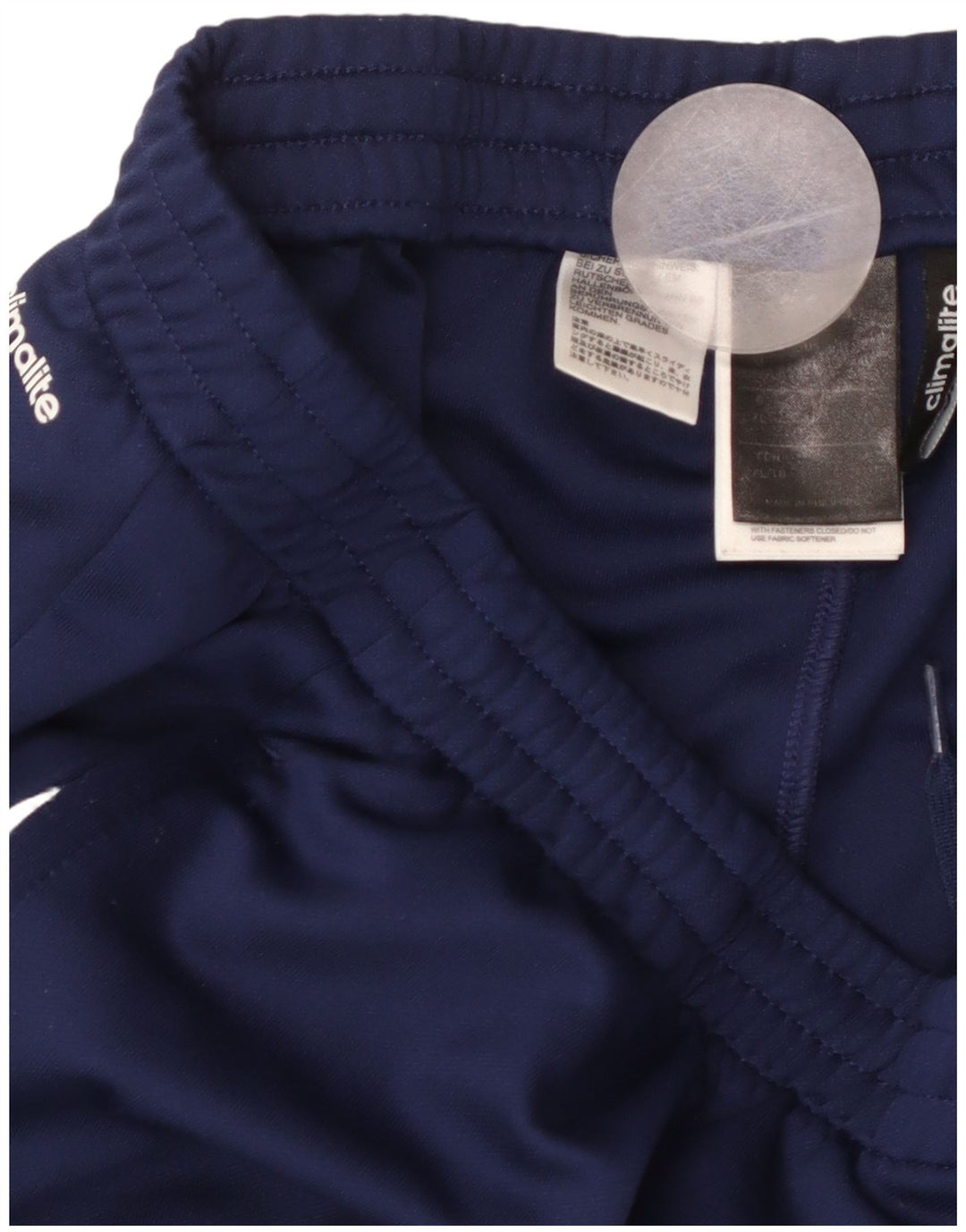 ADIDAS Mens Climalite Tracksuit Trousers XL  Navy Blue Polyester