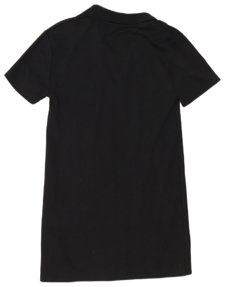ZARA Womens Polo Dress UK 10 Small Black