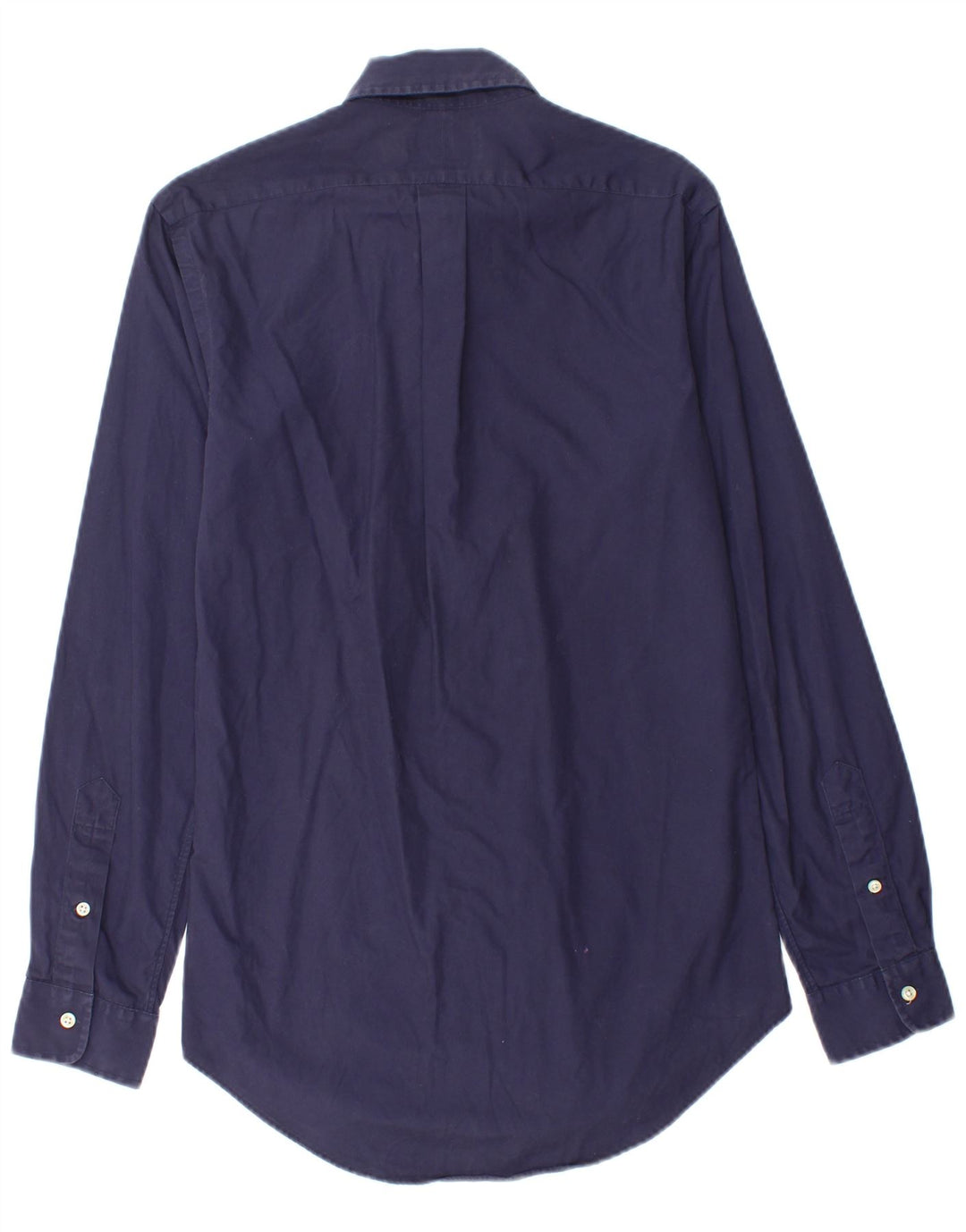 POLO RALPH LAUREN Mens Custom Fit Shirt XS Navy Blue Cotton