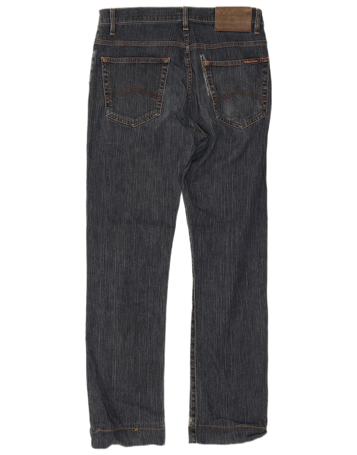 Marlboro Classics Mens Straight Jeans W33 L31 Blue Cotton